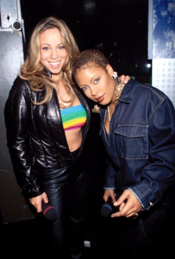 Mariah Carey and Da Brat Visit Brand Spankin New Week at MTV Studios