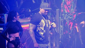 Curtis '50 Cent' Jackson Performs At Drai's Beach Club - Nightclub In Las Vegas