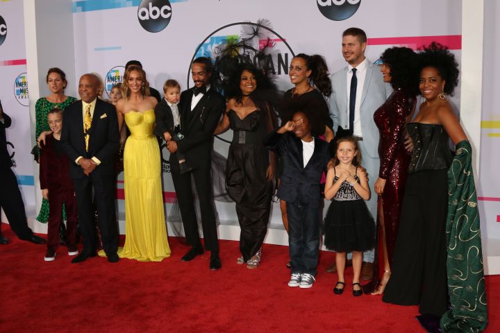 Diana Ross And Family Arrive On The Red Carpet