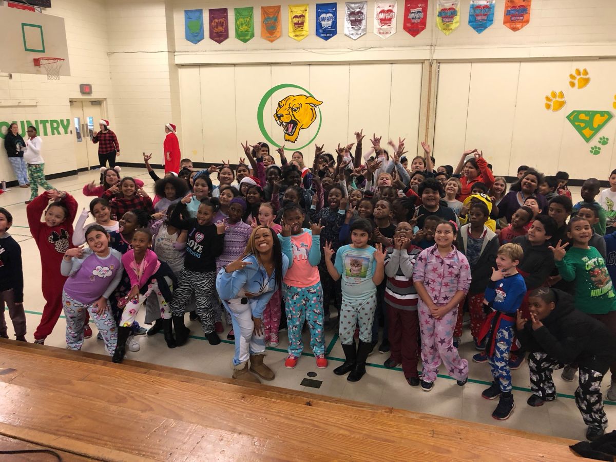 #PubsPajamaJam At Steele Creek Elementary