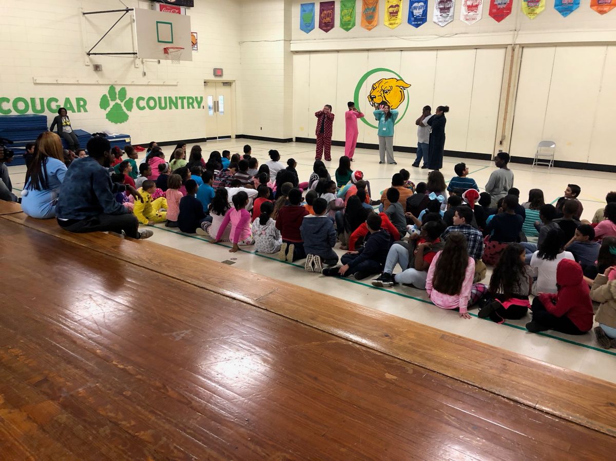 #PubsPajamaJam At Steele Creek Elementary