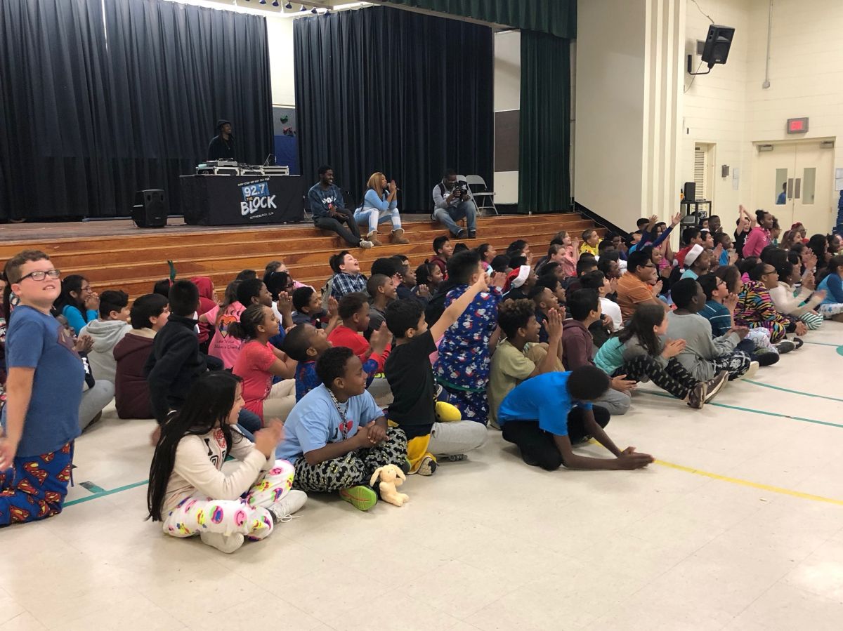 #PubsPajamaJam At Steele Creek Elementary