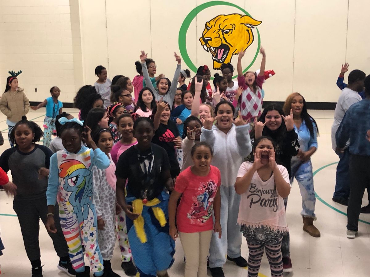 #PubsPajamaJam At Steele Creek Elementary