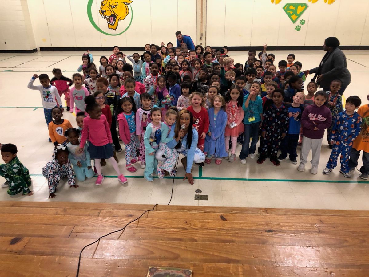 #PubsPajamaJam At Steele Creek Elementary