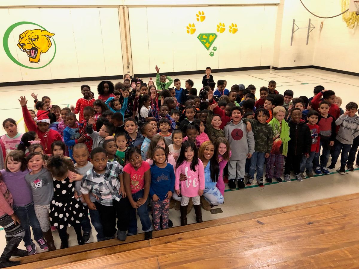 #PubsPajamaJam At Steele Creek Elementary