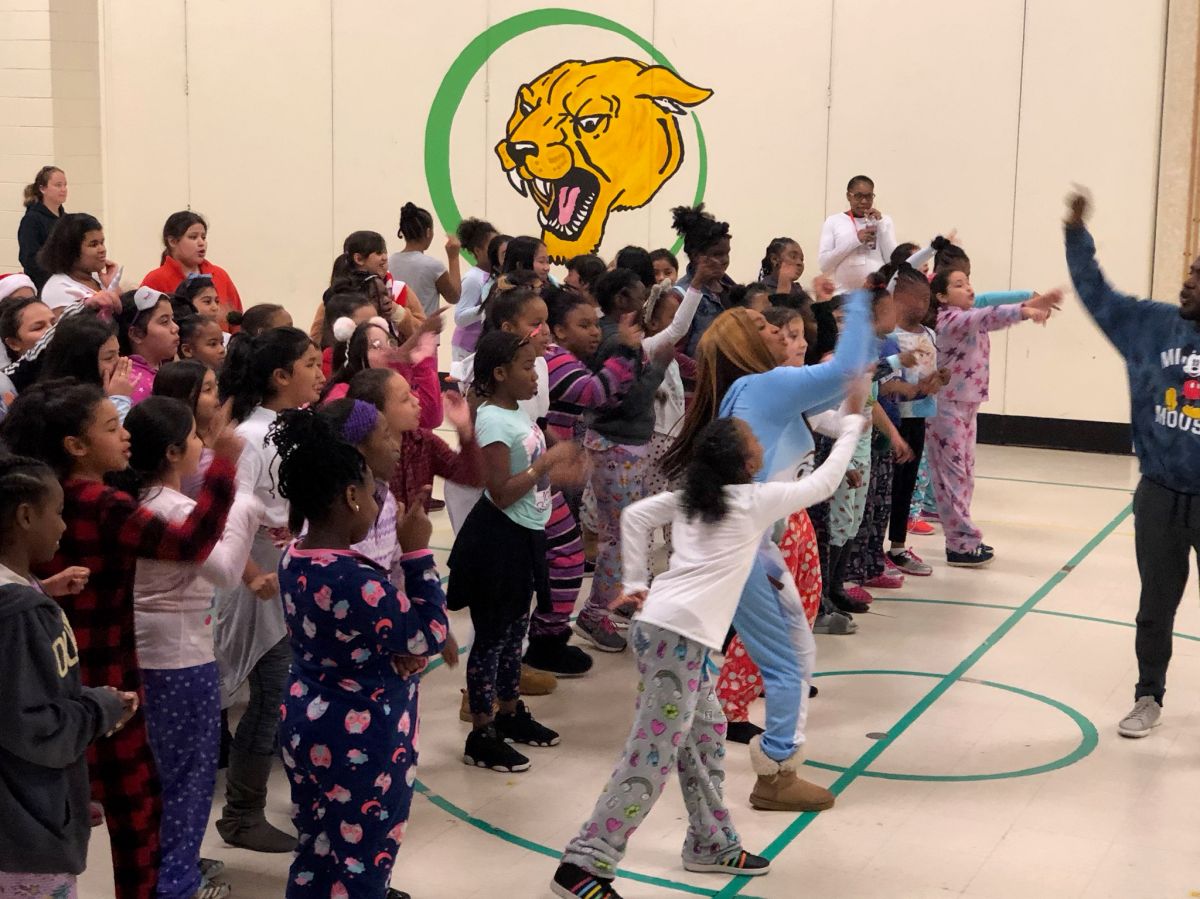#PubsPajamaJam At Steele Creek Elementary
