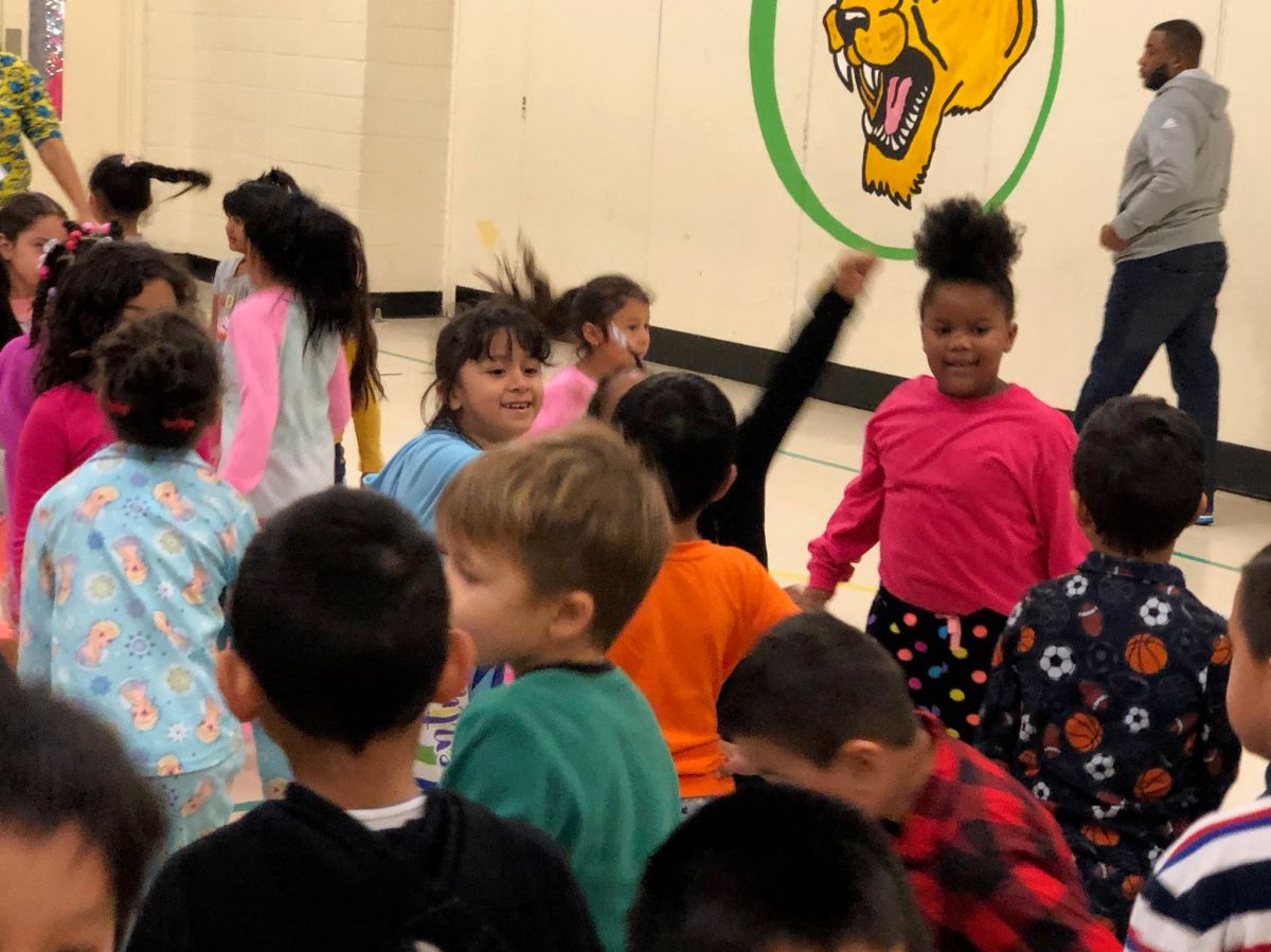 #PubsPajamaJam At Steele Creek Elementary