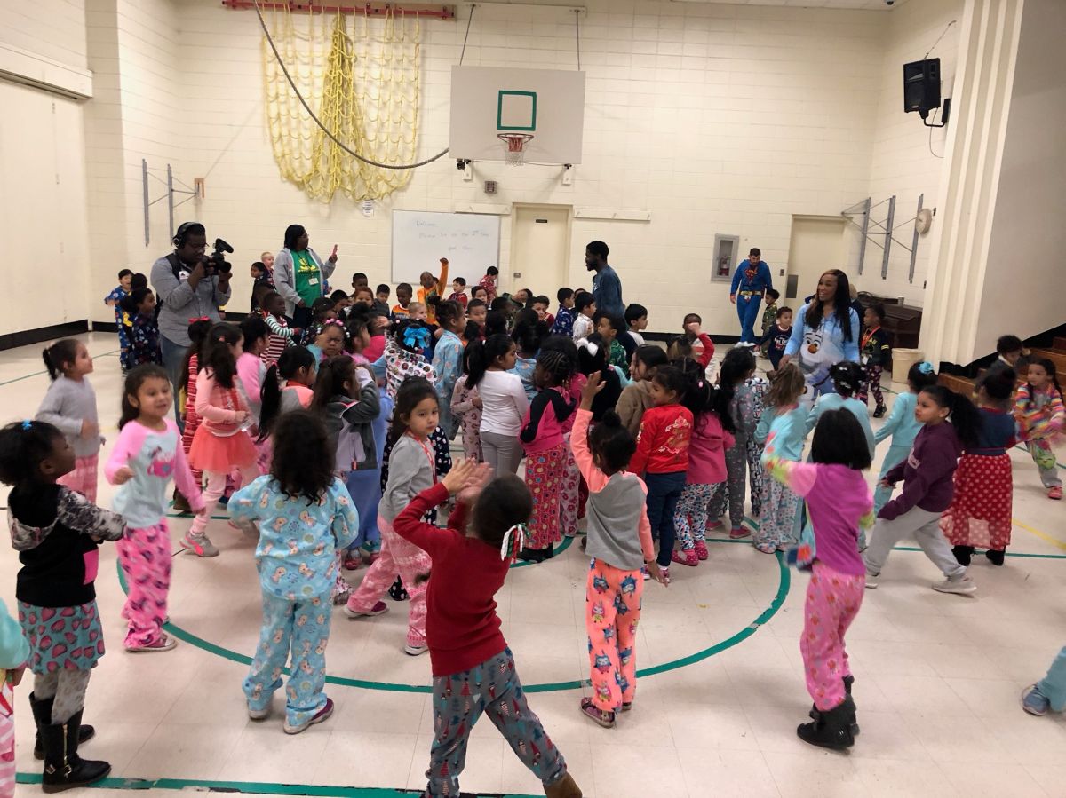 #PubsPajamaJam At Steele Creek Elementary