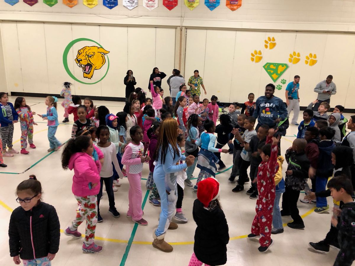#PubsPajamaJam At Steele Creek Elementary