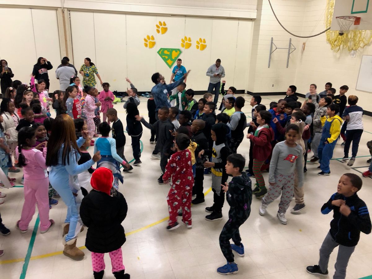 #PubsPajamaJam At Steele Creek Elementary
