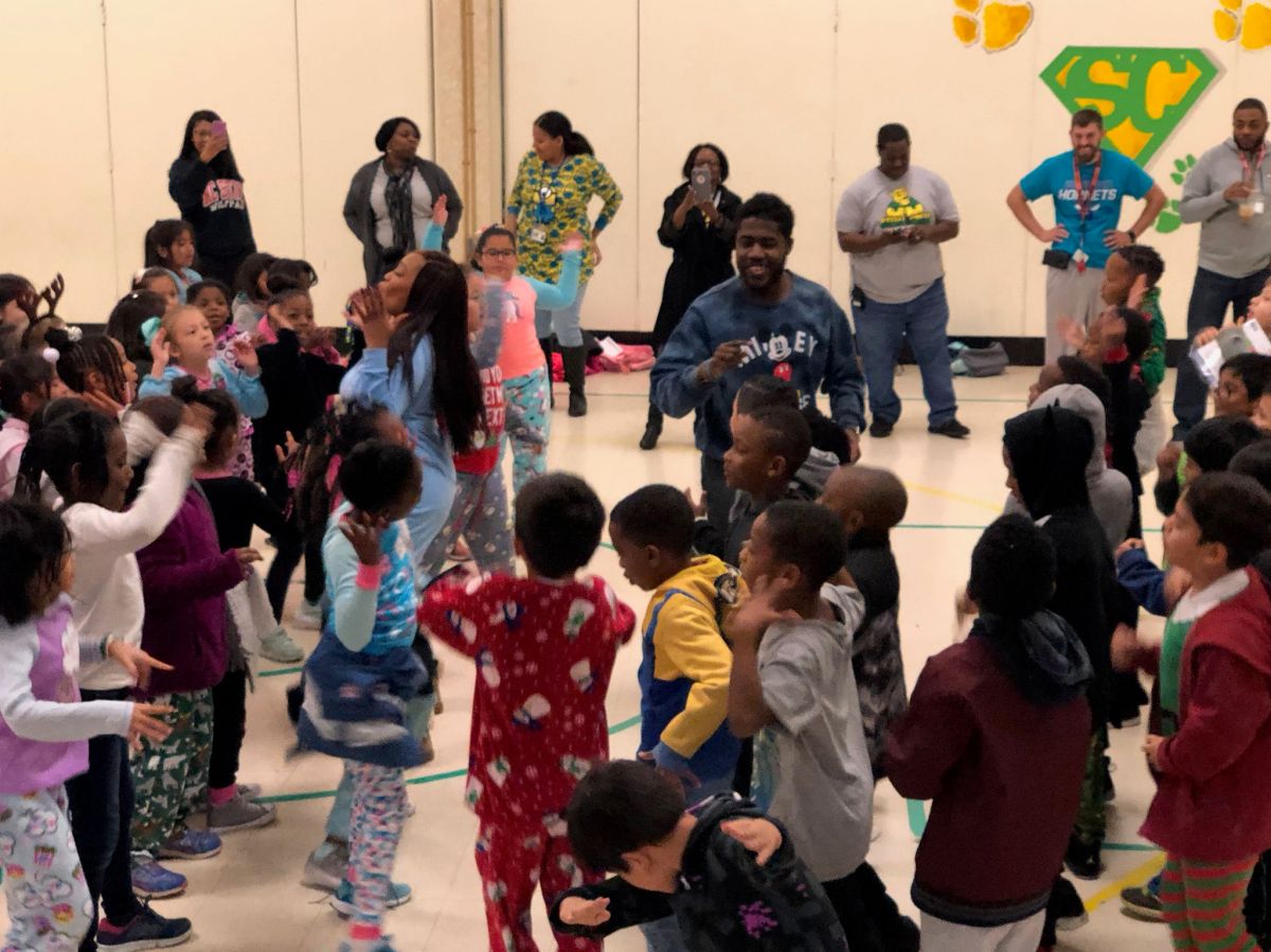#PubsPajamaJam At Steele Creek Elementary