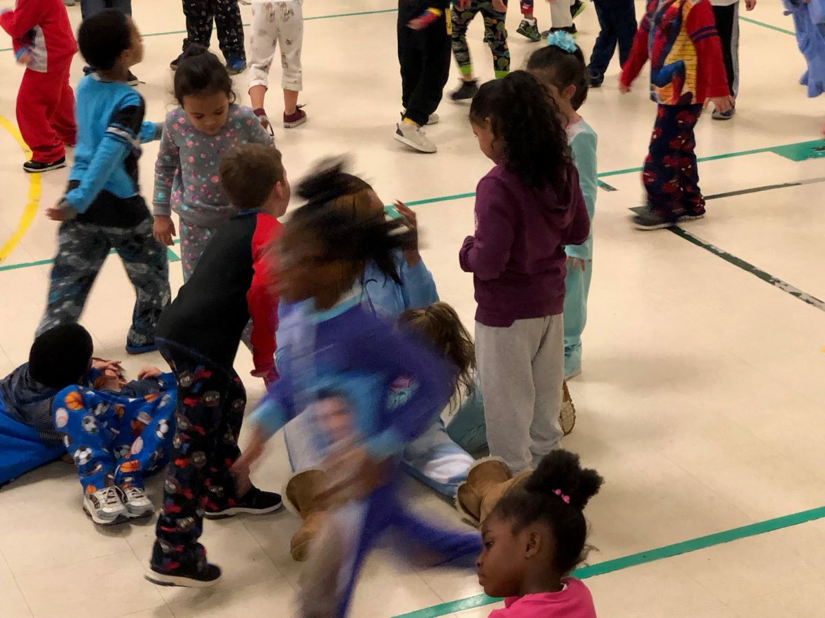 #PubsPajamaJam At Steele Creek Elementary