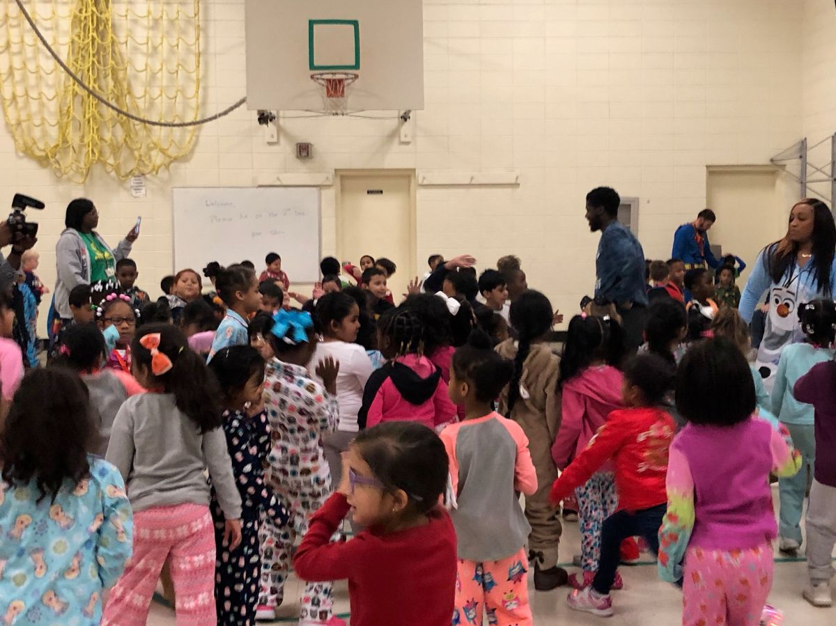 #PubsPajamaJam At Steele Creek Elementary