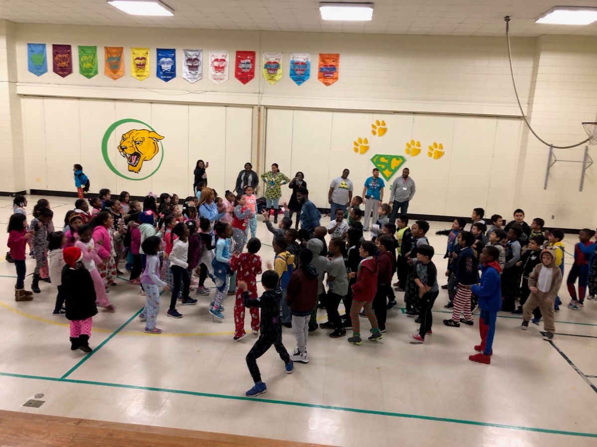 #PubsPajamaJam At Steele Creek Elementary