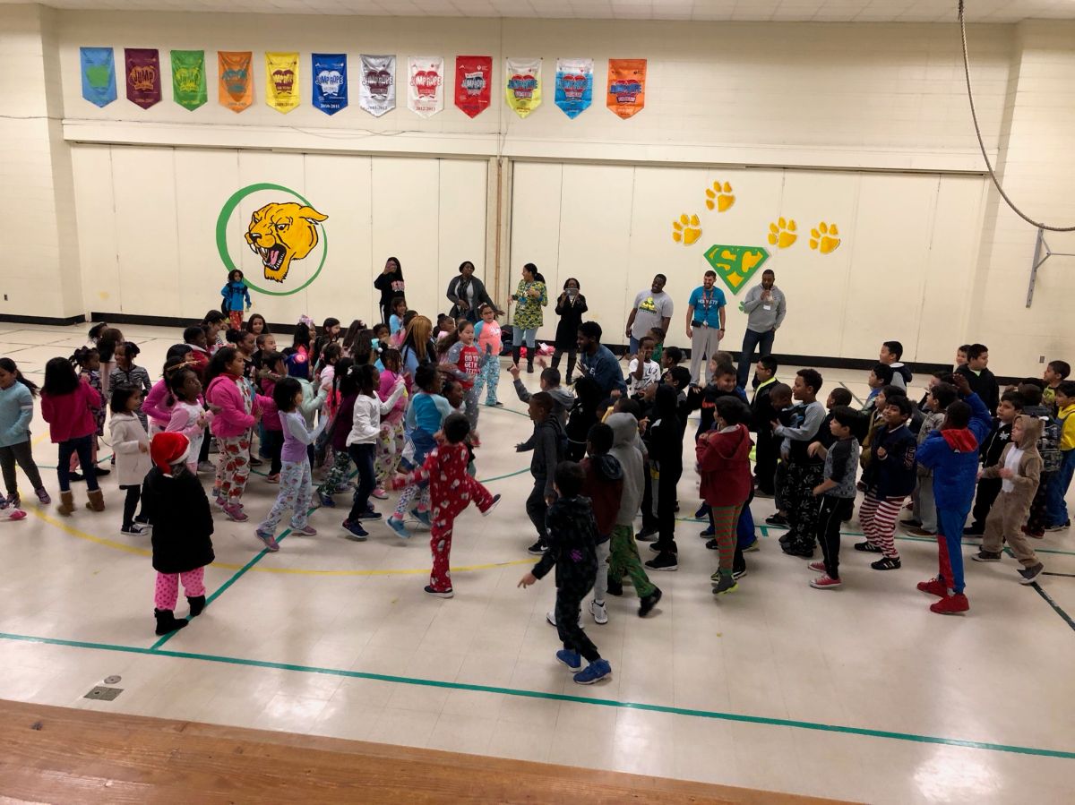 #PubsPajamaJam At Steele Creek Elementary