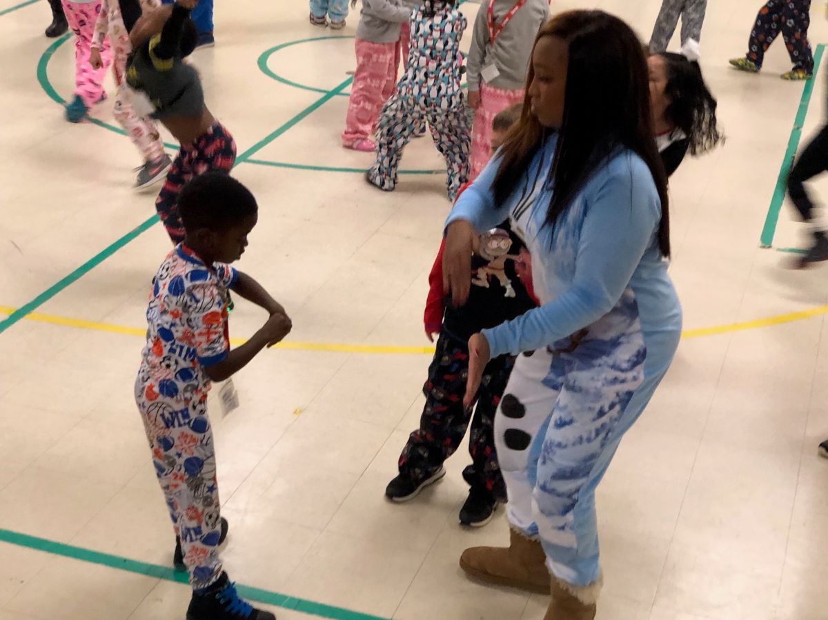 #PubsPajamaJam At Steele Creek Elementary