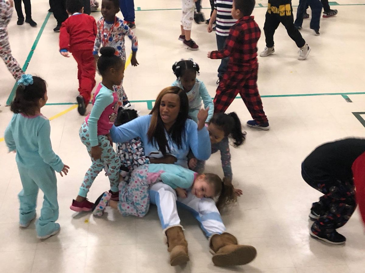 #PubsPajamaJam At Steele Creek Elementary