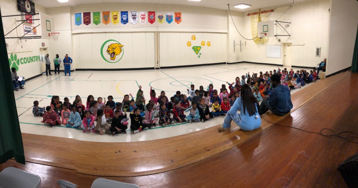 #PubsPajamaJam At Steele Creek Elementary