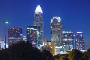 Downtown Skyline in Charlotte, North Carolina