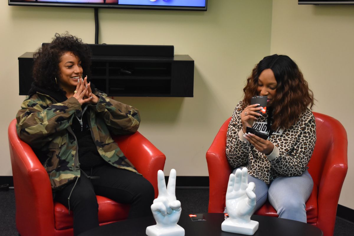 DaniLeigh Visits Radio One Charlotte