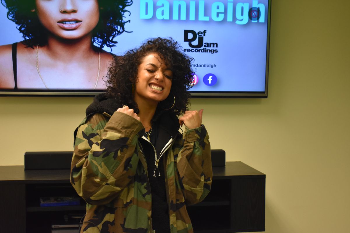 DaniLeigh Visits Radio One Charlotte