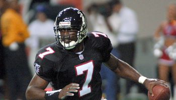 Atlanta Falcons rookie quarterback Michael Vick lo