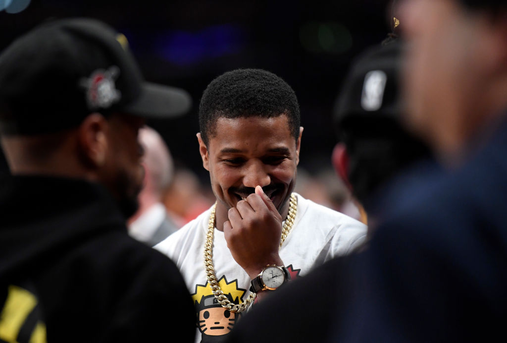 Celebrities At The Los Angeles Lakers Game