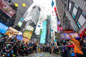 New Year's Eve Confetti Test - Times Square New Year's Eve Celebration