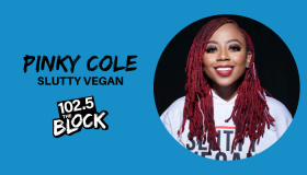Pinky Cole X Slutty Vegan Interview Graphic