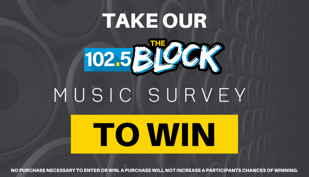 102.5 The Block generic music survey