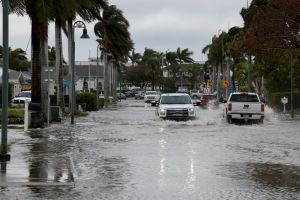 Tropical Storm Nicole Bears Down On Florida's Atlantic Coast