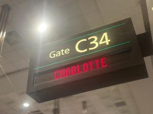 Flying to Charlotte North Carolina