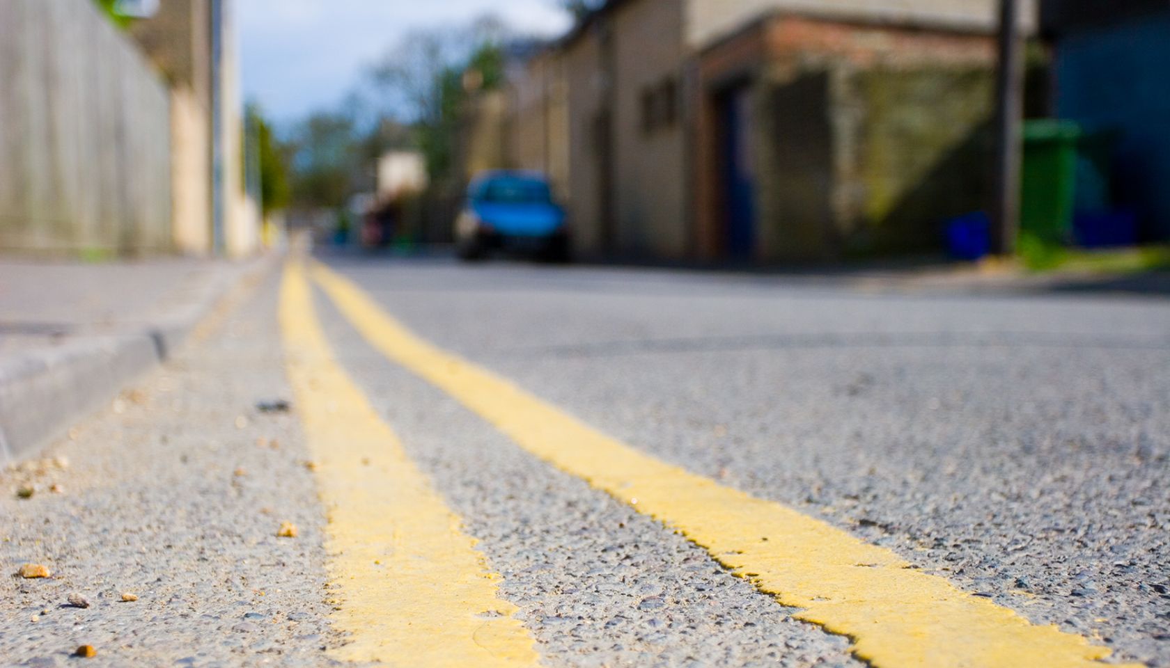 Double yellow lines
