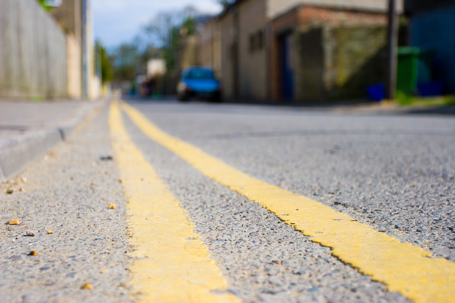 Double yellow lines
