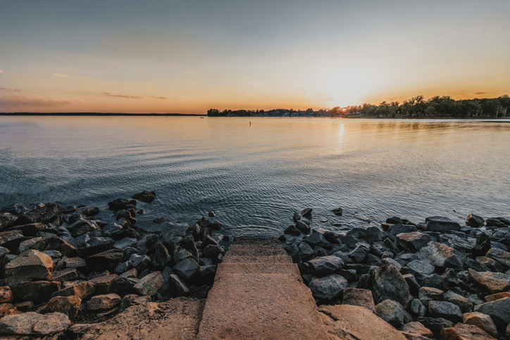 Sunset at Lake Murray in Lexington, South Carolina